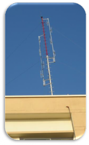 vhf antenna tower border and coastal surveillance system