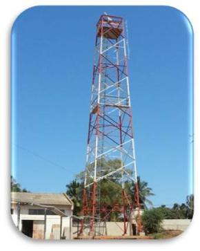 radar tower border and coastal surveillance system